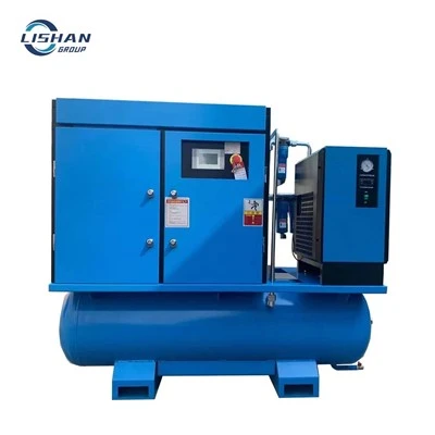 เครื่องอัดอากาศแบบสกรูความเร็วคงที่ในตัว 4in1